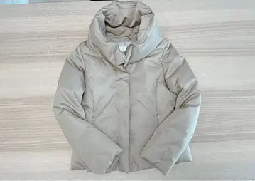 Ms select 베이지 카라 부착 다운 자켓