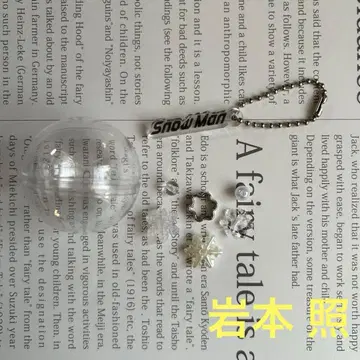 Snow Man 스노우맨 팝업 이와모토 히카루 스노우볼 키링