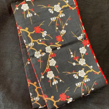 니시진 후쿠로 오비에서 리메이크한 리버서블 반폭 오비