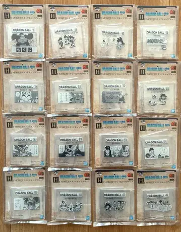 제일복권 드래곤볼 40주년 H상 MOKUJI 스탠드 16종 세트