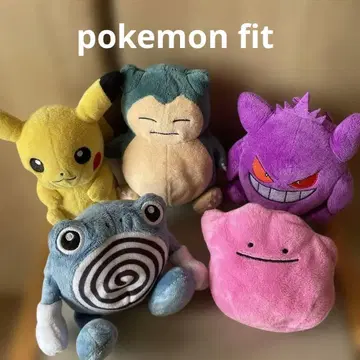 포켓몬 핏 봉제 인형 5체 세트