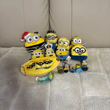 미니언 봉제 인형 마스코트 굿즈 세트