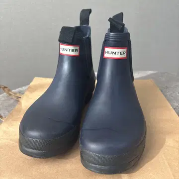 HUNTER 레인부츠 숏부츠 UK5