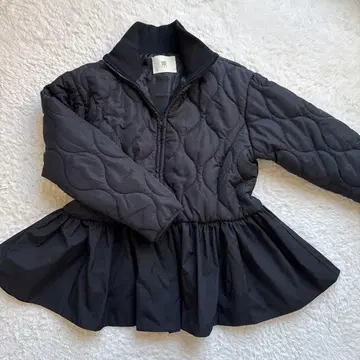 rps 페플럼 퀼팅 자켓 블랙 시마무라 ZARA