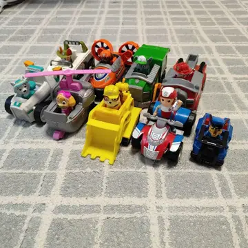 파우 패트롤 자동차 완구 세트 9개