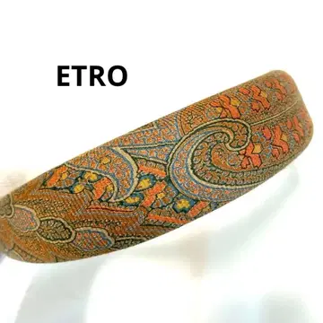 에트로 머리띠 폭 3cm 페이즐리 이탈리아