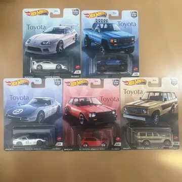핫휠 토요타 미니카 5대 세트