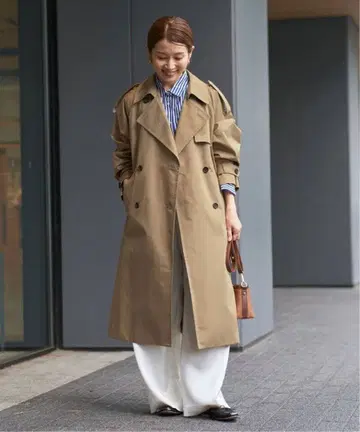 [ 새상품급 ] IENA 트렌치코트 베이지 벨트 포함
