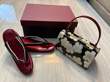 성인식 일본 의류 2종 세트 조리 가방