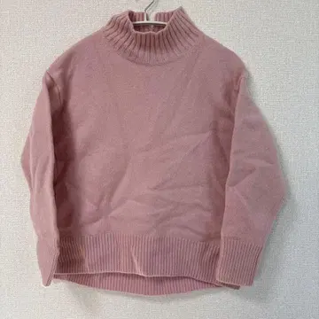 23구 핑크 양모 울 니트 스웨터 38 S 사이즈