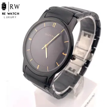 A1567 SONNE SINCE 2000 블랙 아날로그 손목시계