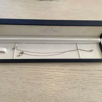 플라티나 다이아몬드 목걸이 0.164캐럿