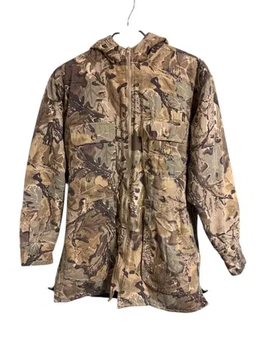 리얼트리 카모 후드 부착 헌팅 자켓 밀리터리 자켓 M