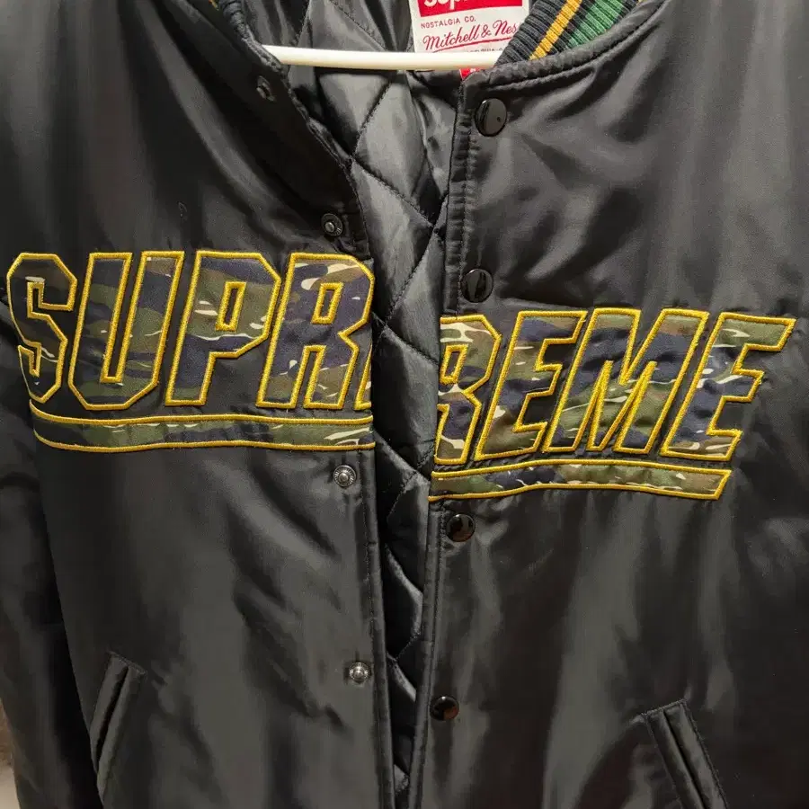Supreme Crusaders Nylon Varsity M on Bunjang Global Site.