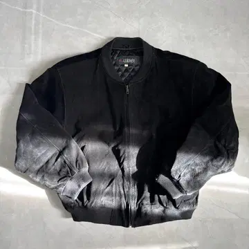 레더 봄버 자켓 블랙