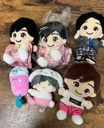 아이돌 캐릭터 봉제 인형 6개 세트