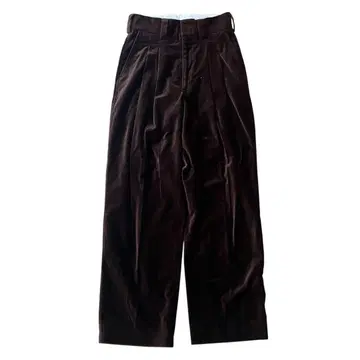 [ 새상품급 ] ORGANIC VELVET TOMBOY PANTS 브라운