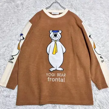 YOGI BEAR 요기베어 긴팔 티셔츠 Y2K 90's 빈티지