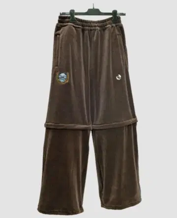 AMNJX 히라모토 렌 벨로아 팬츠 브라운 L 사이즈