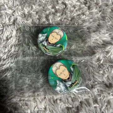 하이큐 팬파크 한정판 탄력 청 근 배지 2개 세트