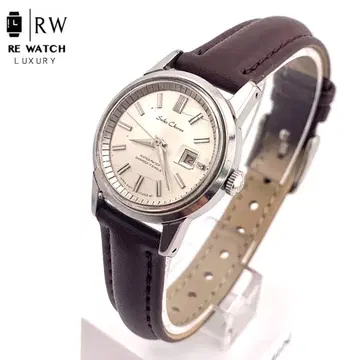 7-3095 세이코 2107-0050 자동 시계 실버/브라운