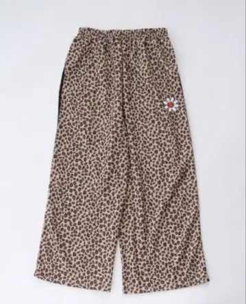 시마무라 LINK@ 콜라보 레오파드 무늬 팬츠