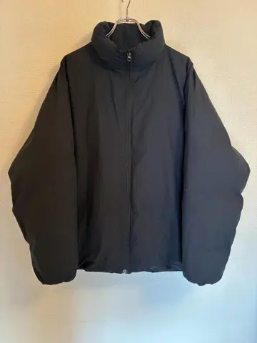 무인양품 스탠드 카라 다운 자켓 네이비 L-XL