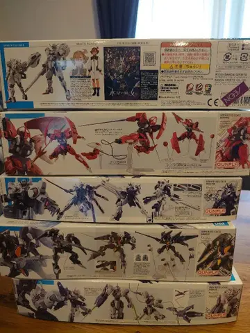 HG 건담 프라모델 5체 세트