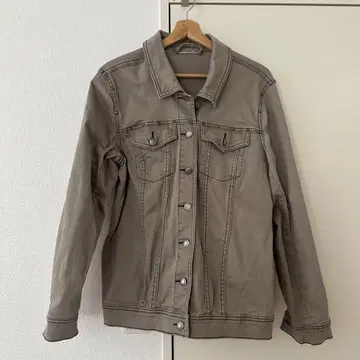 구제 의류 그레이 데님 자켓