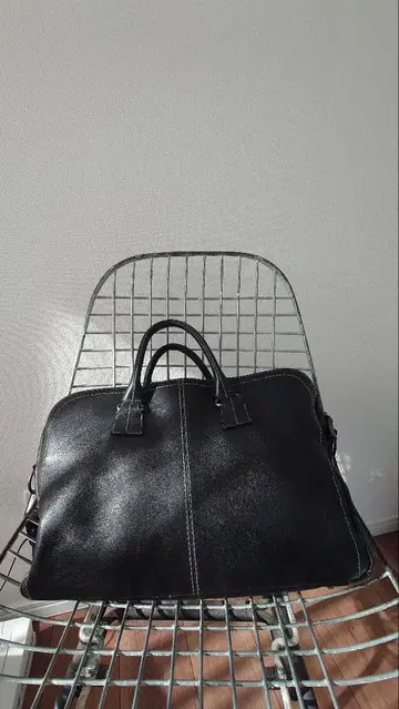 츠치야 가방 소우트 브리프 케이스 천연 가죽 블랙