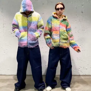 FUTURE ARCHIVE / SHAGGY KNIT PARKA Msize