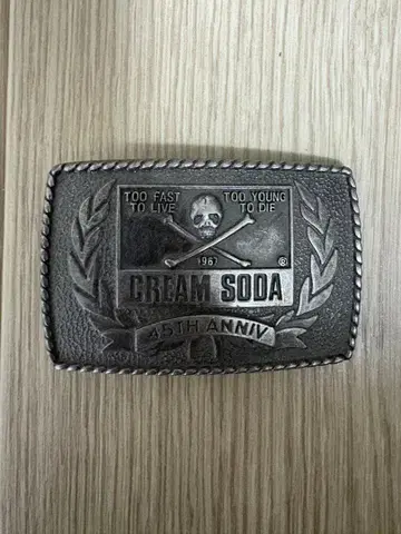 CREAM SODA 45th Anniversary 벨트 버클
