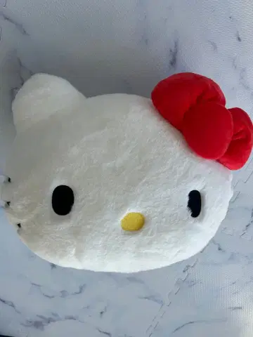 택 포함 헬로키티 빅 페이스 쿠션 봉제 인형 본체