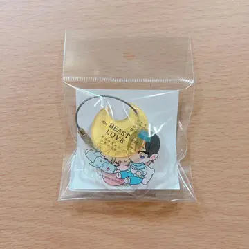 달은 차고 기우는 짐승의 사랑 3연 와이어 아크릴 키홀더 신규 일러스트