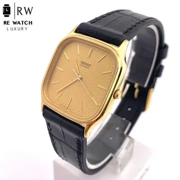7-5029 SEIKO 9021-5160 쿼츠 아날로그 손목시계 골드