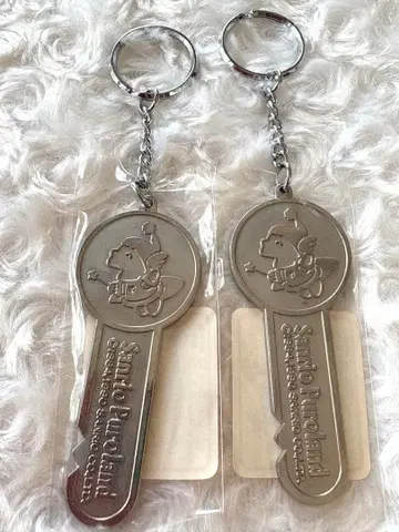 산리오 모두의 타아보 푸로랜드 한정판 쇼와 레트로 열쇠형 1990년