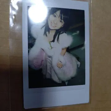 AKB48 오시마 유코 아이돌 폴라로이드 사진 핑크 드레스