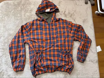 Common gull products 후드 부착 체크 무늬 자켓