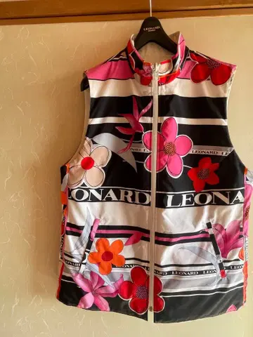 LEONARD 플라워 프린트 베스트