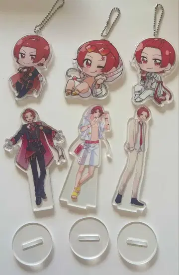 이레이스 리우라 아크릴 스탠드 아크릴 키링 3개