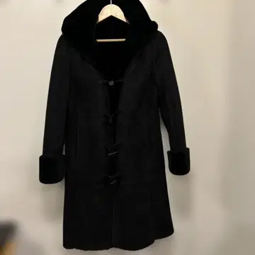 양가죽 무스탕 더플 코트