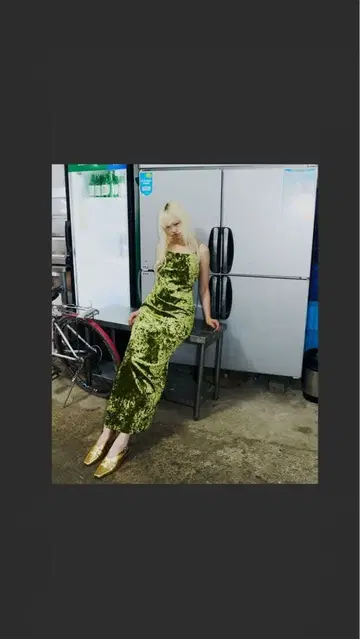 andresd 카브 스퀘어 벨로아 드레스