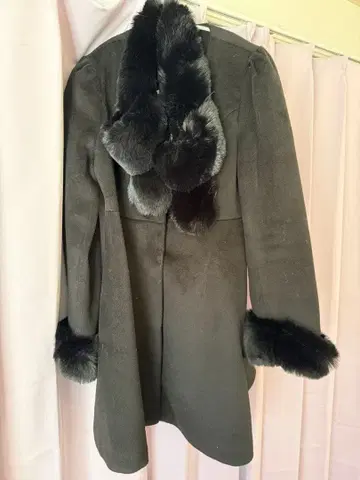 evelyn 리본 티펫 코트 2024aw