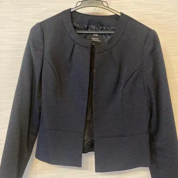 23구 노카라 자켓 사이즈 40 네이비