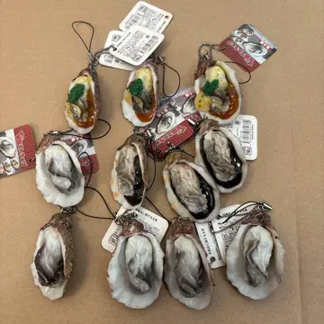 굴 스트랩 키링 11개