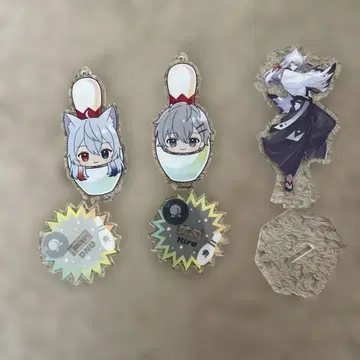 컬러풀 피치 아크릴 스탠드