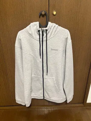 타잔 그레이 풀 집업 후드티 L 사이즈