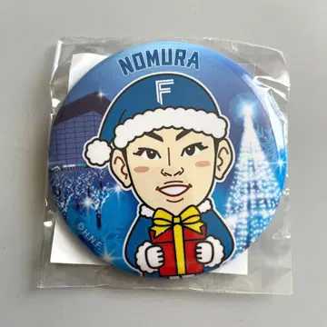 파이터즈 가챠 크리스마스 캔뱃지 노무라 유키