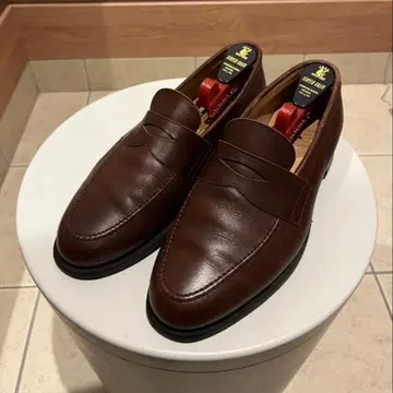 [새상품급] scotch grain 블랙 로퍼 25.5cm