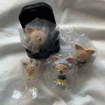 skzoo 가챠 폭시니 아이엔 이어링 반지 사우나 마크